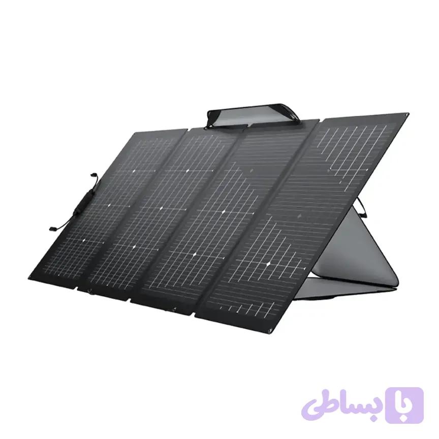 پنل خورشیدی 220 وات اکوفلو قابل حمل دوطرفه آمریکایی EcoFlow NextGen 220W Bifacial Portable Solar Panel (اصل) — تصویر 1