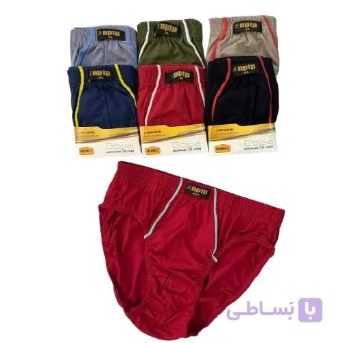 شورت اسلیپ مردانه نخ پنبه مهاباد ( 12 عددی ) — تصویر 1