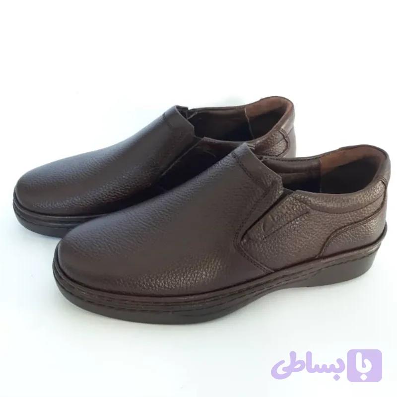 کفش مردانه چرم طبیعی مدل 009