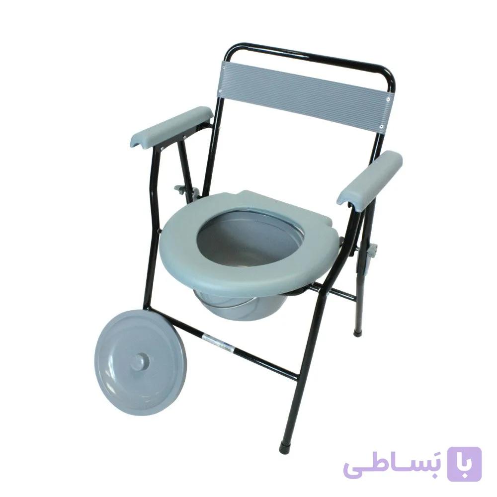 صندلی توالت فرنگی تاشو مخزن دار — تصویر 1
