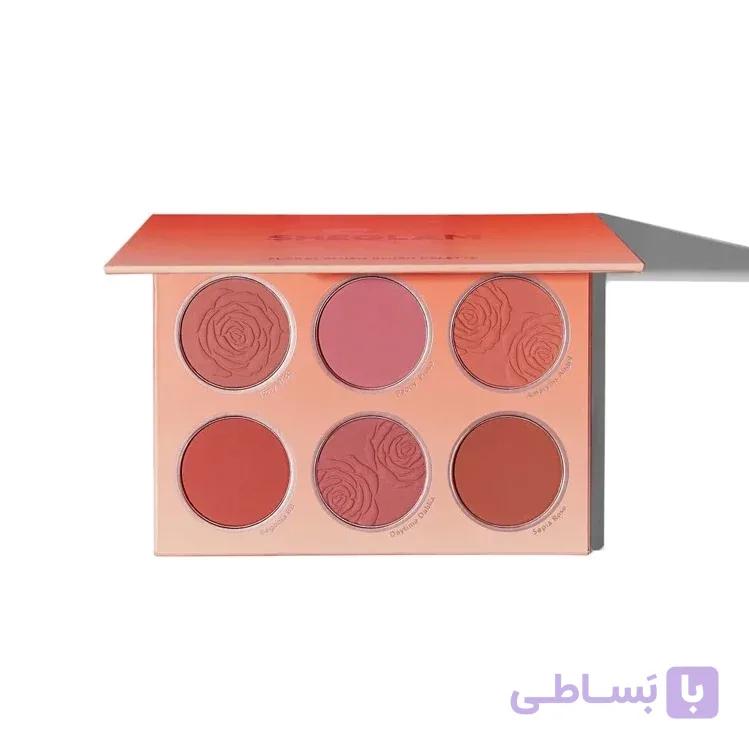 پلت رژگونه ۶ رنگ شیگلم اورجینال Blushing Bouquet — تصویر 1