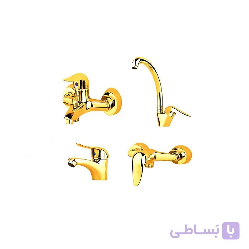 شیرآلات شیذر مدل دریا | طلایی — تصویر 1