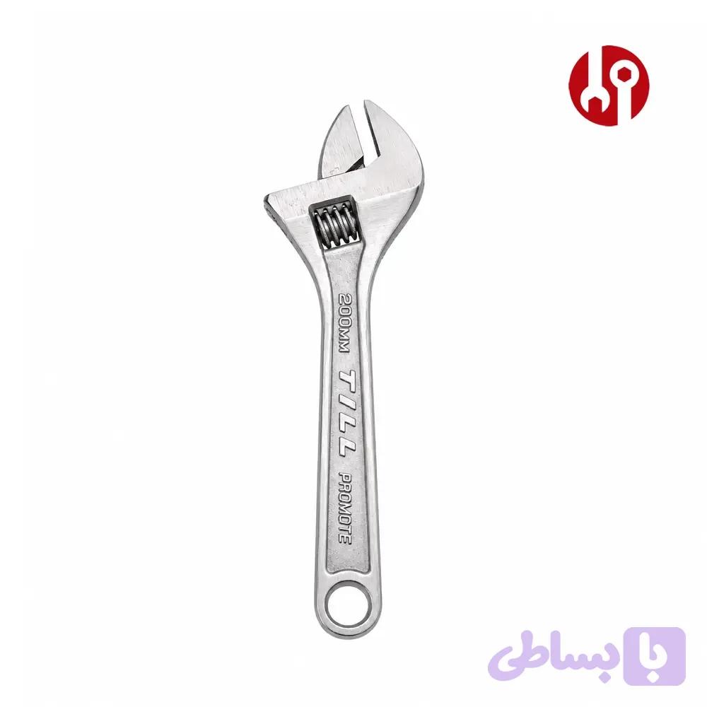 آچار فرانسه تیل مدل TL-200 سایز 200 میلی‌متر