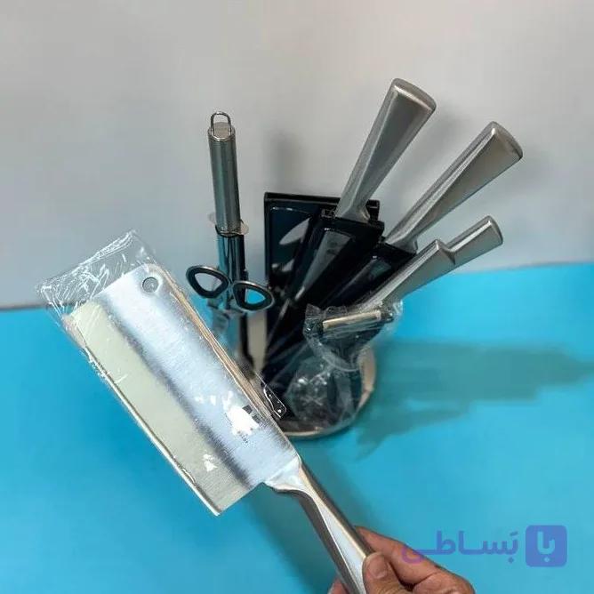 سرویس کارد و ساطور تمام استیل آشپزخانه