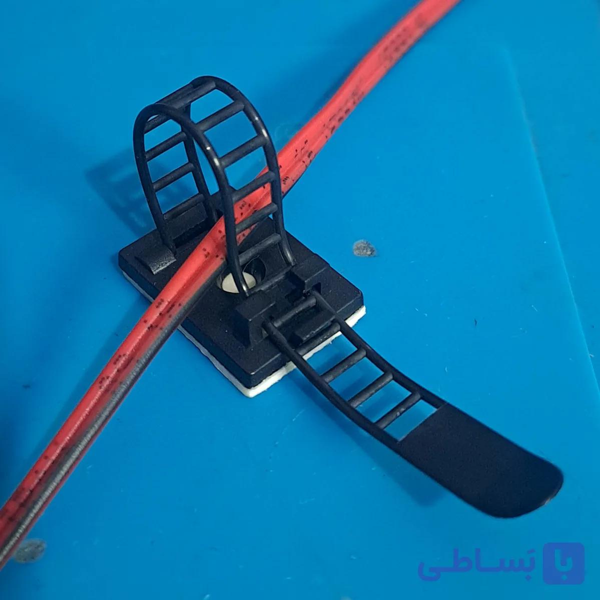 بست ریلی دیواری چسبی — تصویر 1