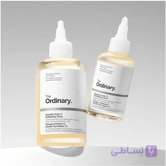 تونر گلیکولیک اسید 7% اوردینری 240 میل اصل ا The Ordinary Glycolic Acid 7% Toning Solution 240ml