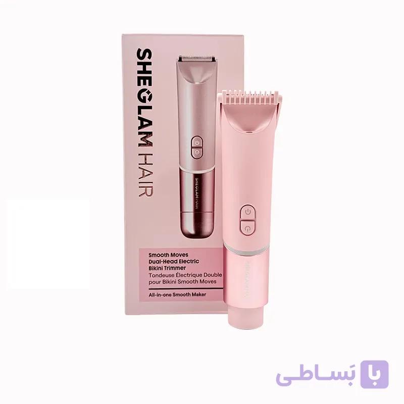 شیور دو سر صورت و بدن زنانه شیگلم SHEGLAM Smooth Moves Dual-Head Electric Bikini Trimmer — تصویر 1