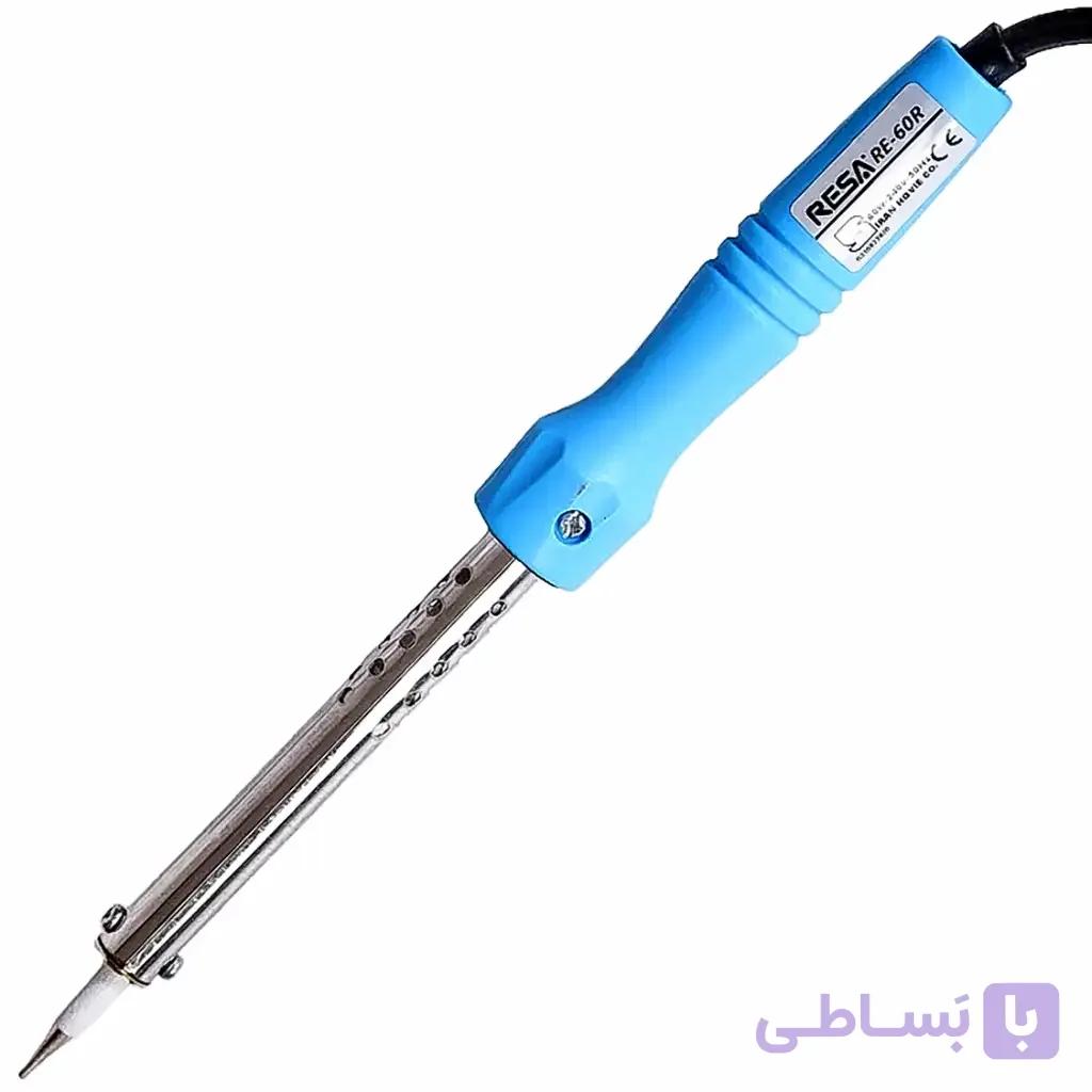 هویه 60 وات رسا مدل RE-60R با کابل ارت دار و نوک نسوز متال — تصویر 1