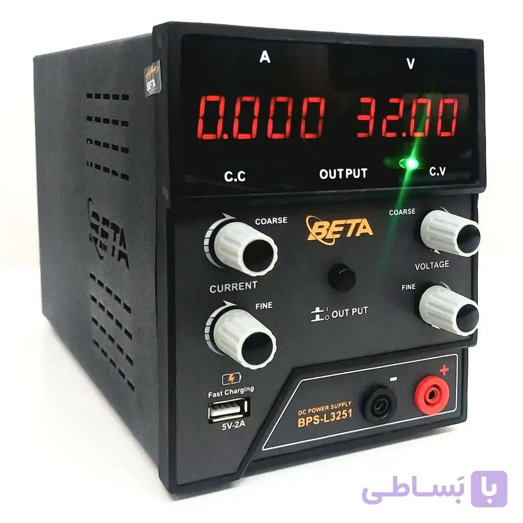 منبع تغذیه متغیر آزمایشگاهی بتا مدل BPS-L3251 NEW (32 ولت، 5 آمپر) — تصویر 1