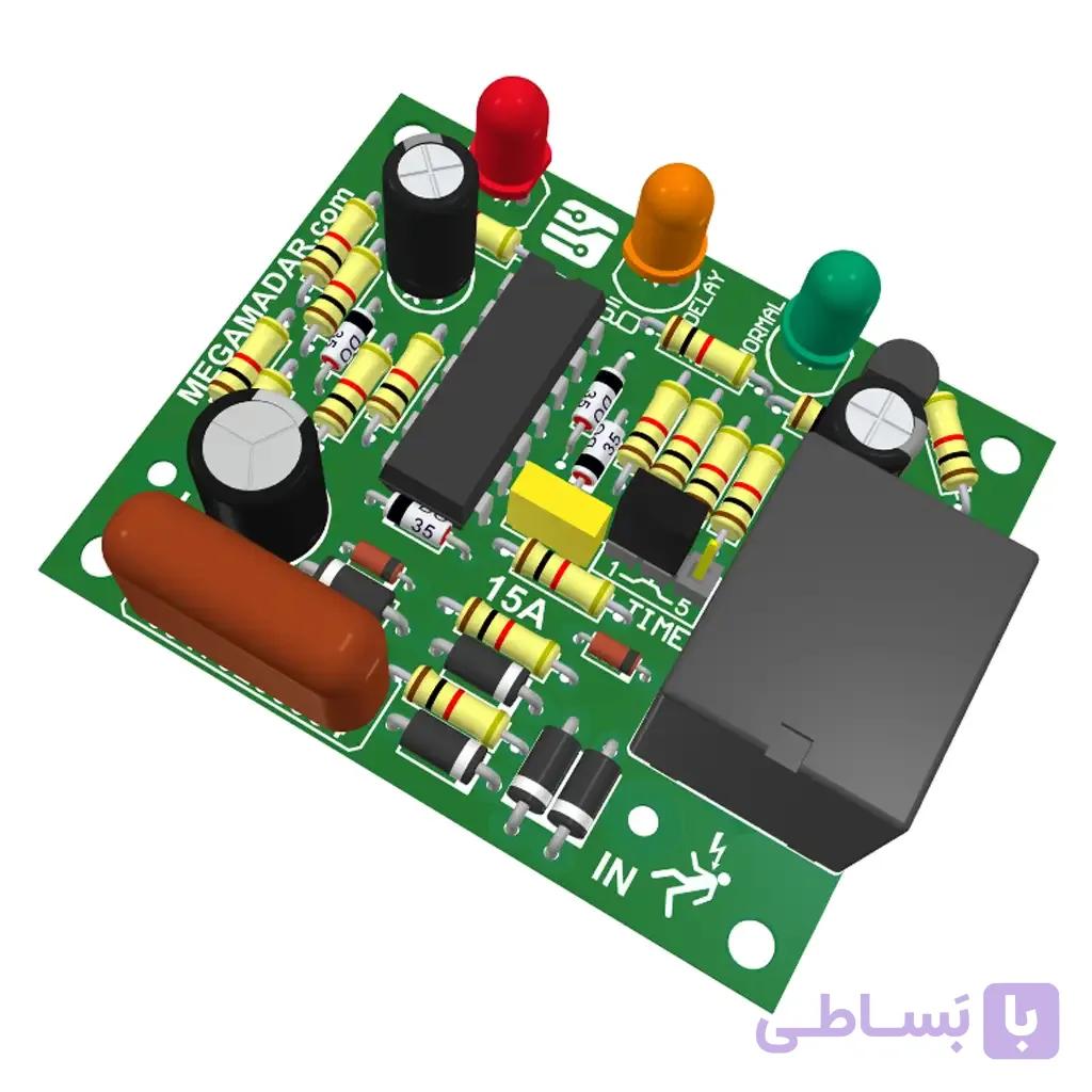 فایل آموزش + سورس Altium محافظ برق چند منظوره 15 آمپر — تصویر 1