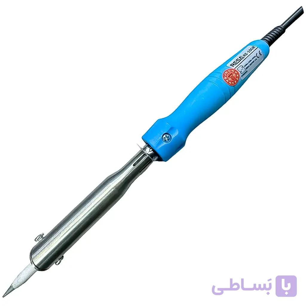 هویه 100 وات رسا مدل RE-100R با کابل ارت دار و نوک نسوز متال — تصویر 1