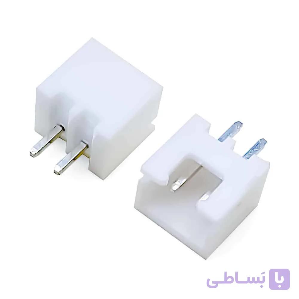 کانکتور XH نری صاف 2 پین مخابراتی مدل JST XH-2A — تصویر 1