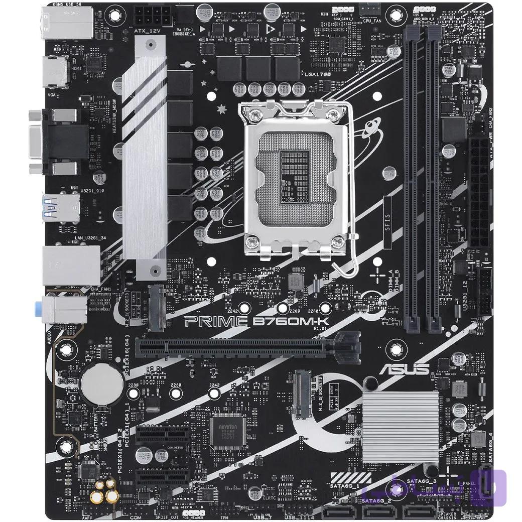 مادربرد ایسوس مدل PRIME B760M-K D4 DDR4 — تصویر 1