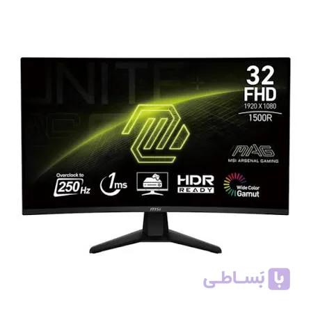 مانیتور گیمینگ خمیده ام اس آی مدل MAG 32C6X سایز 32 اینچ
