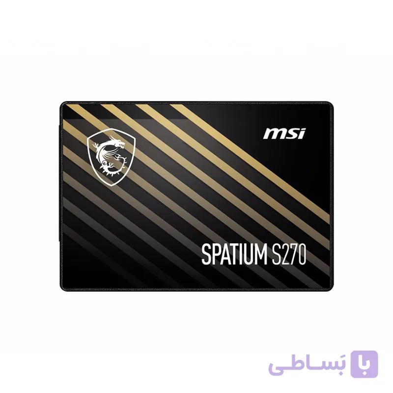 حافظه SSD اینترنال ام اس آی اس اس دی اینترنال ام اس آی مدل SPATIUM S270 ظرفیت 960 گیگابایت — تصویر 1