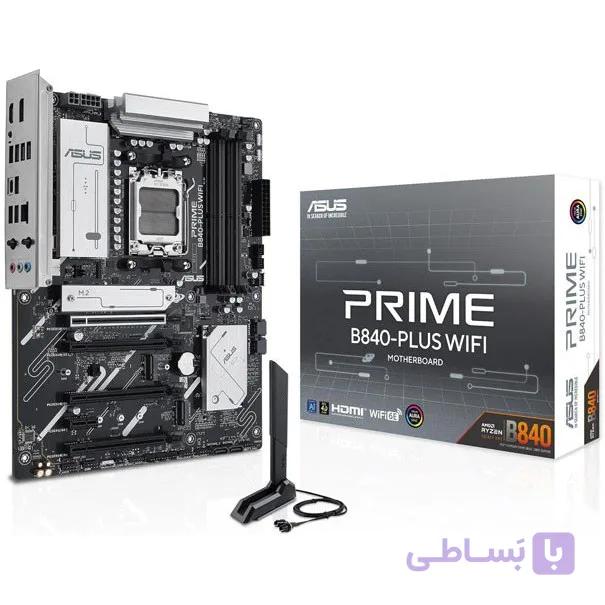 مادربرد ایسوس مدل PRIME B840-Plus WiFi DDR5 — تصویر 1