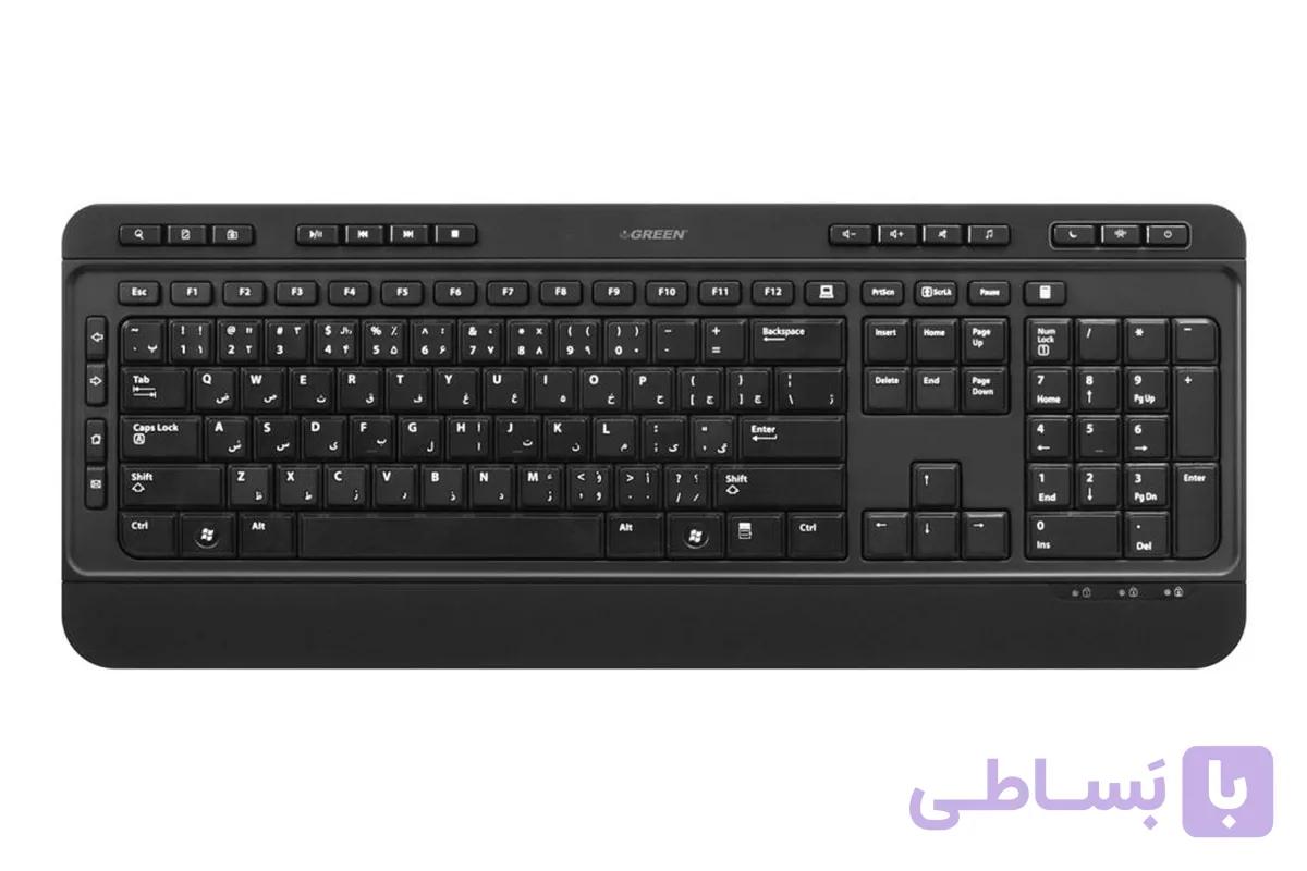 کیبورد گرین مدل GK-503 با حروف فارسی