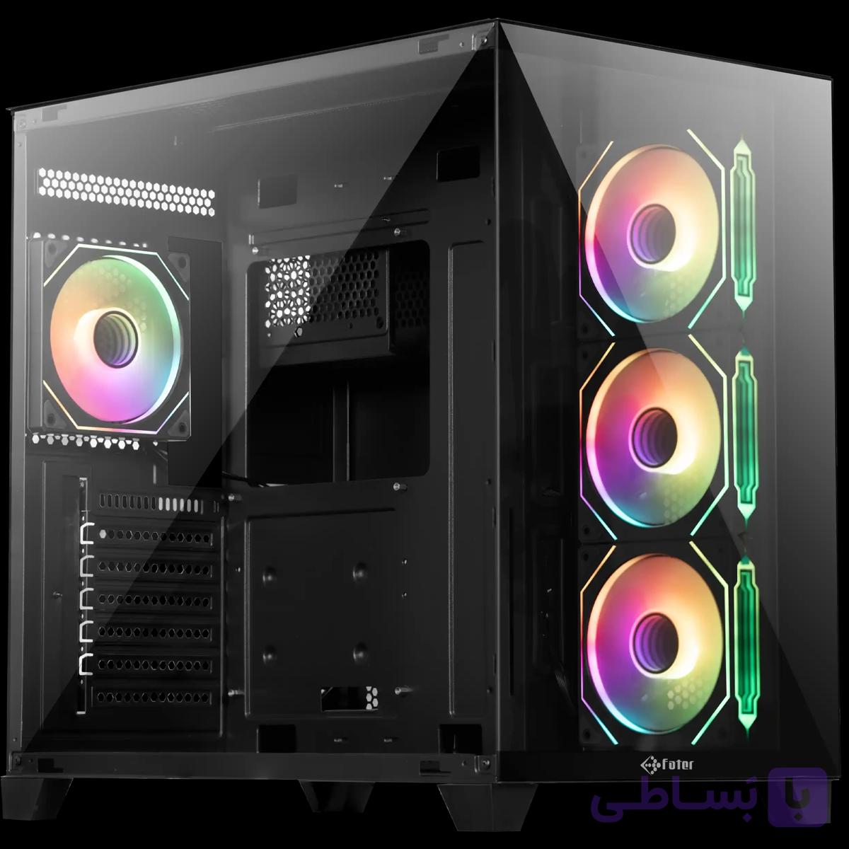 کیس کامپیوتر فاطر مدل FG-880B Mid Tower مشکی