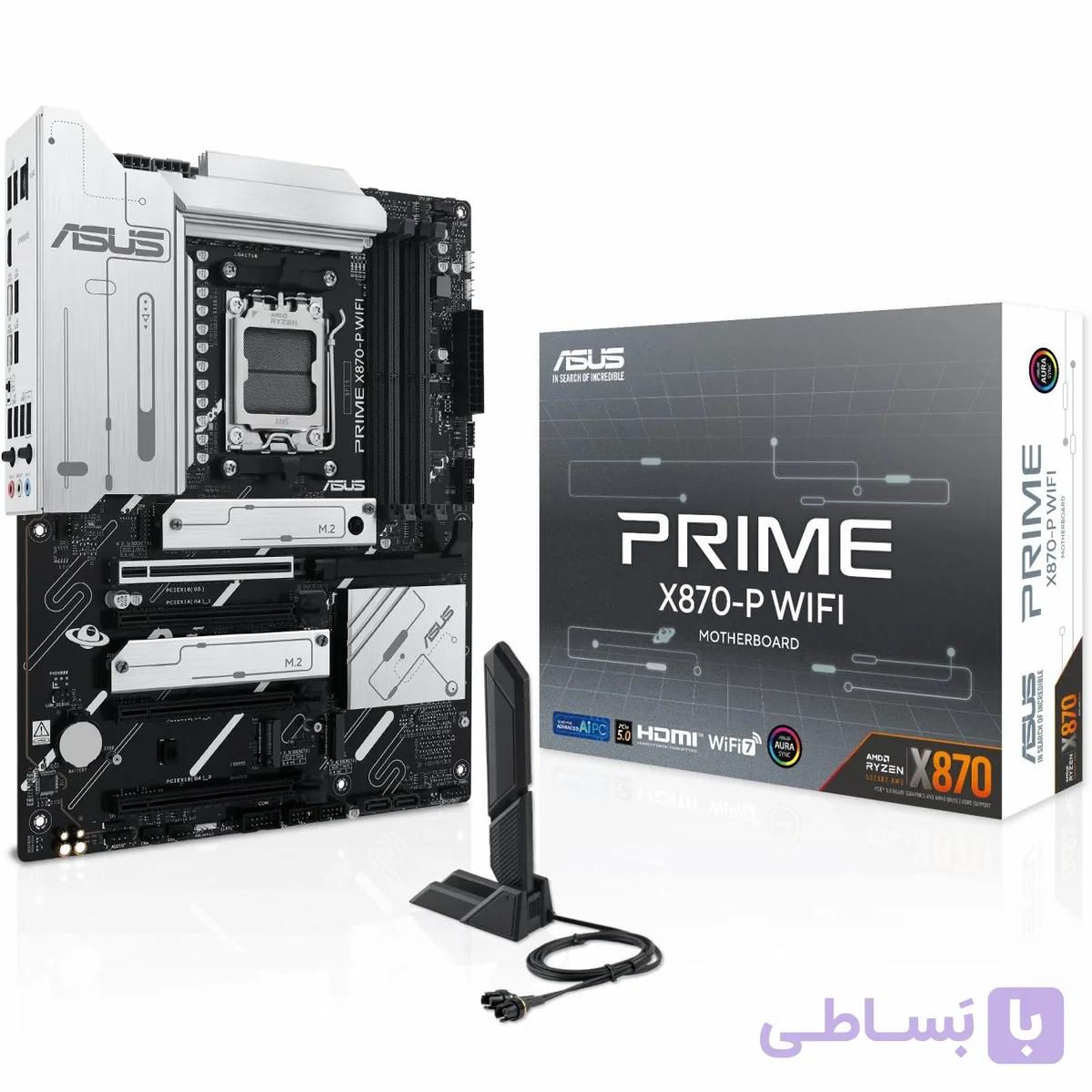 مادربرد ایسوس مدل PRIME X870-P WIFI — تصویر 1