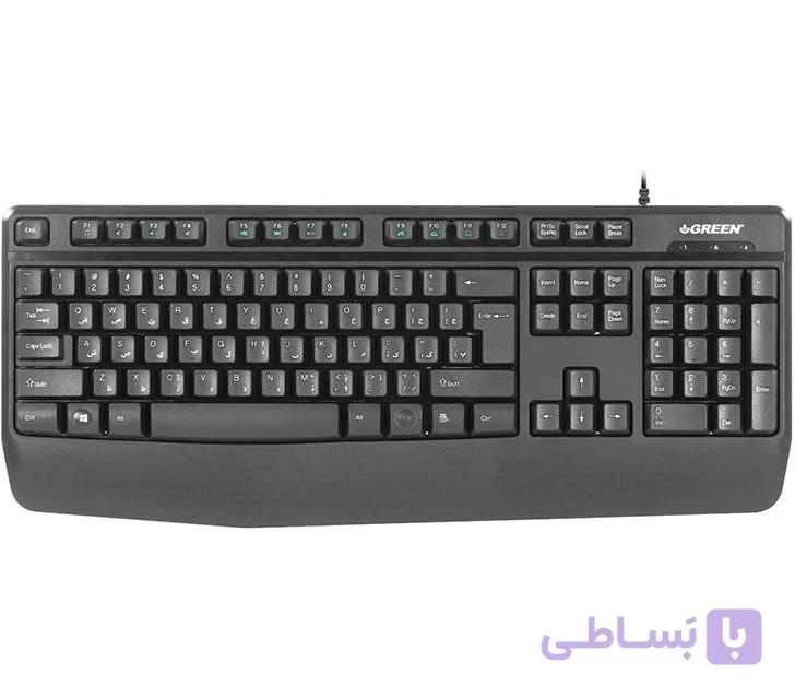 کیبورد بیسیم گرین GK306W — تصویر 1