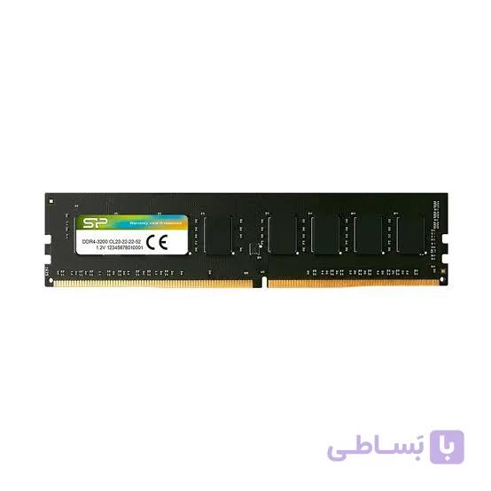 رم کامپیوتر RAM سیلیکون پاور مدل SP با حافظه 8 گیگابایت و فرکانس 3200 مگاهرتز