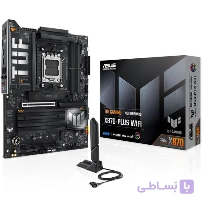 مادربرد ایسوس مدل TUF GAMING X870-PLUS WIFI DDR5 سوکت AM5