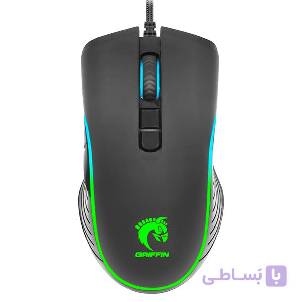 موس گیمینگ گرین مدل GM605 RGB
