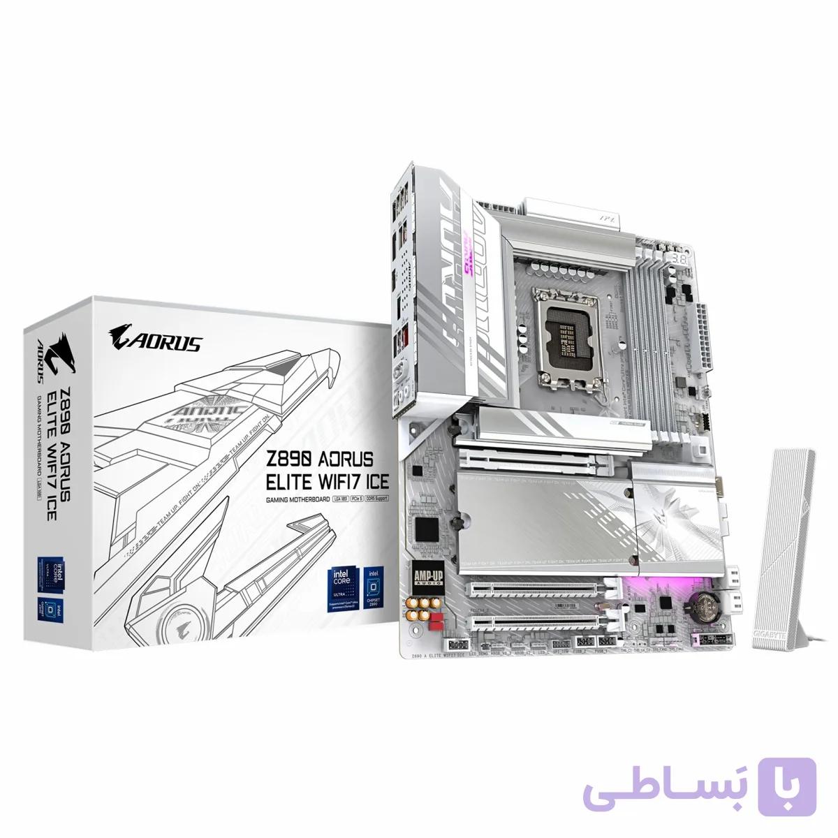 مادربرد گیگابایت مدل Z890 AORUS PRO ICE سوکت LGA 1851