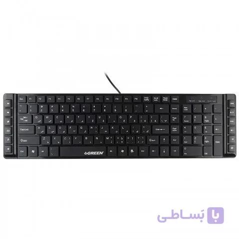 کیبورد گرین GK-301 باحروف فارسی — تصویر 1