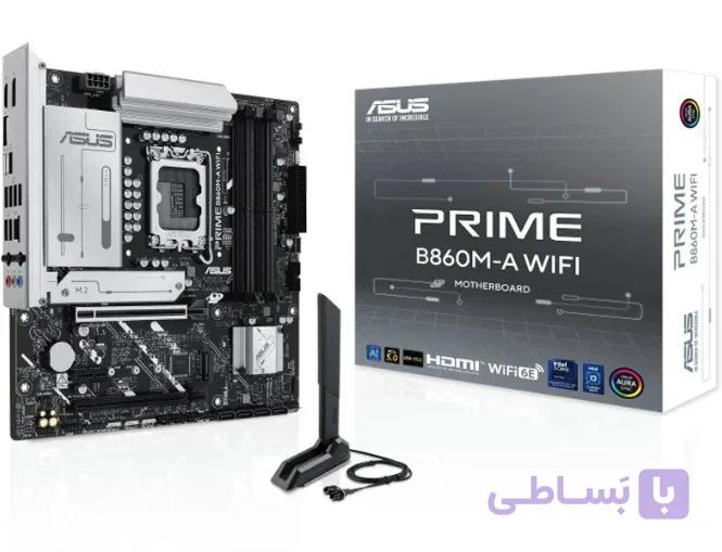 مادربرد ایسوس مدل PRIME B860M-A WIFI DDR5 سوکت LGA1851