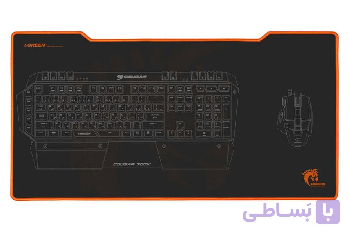 ماوس پد مخصوص بازی گرین مدل GRIFFIN 300-S