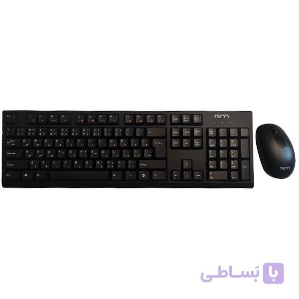 کیبورد و موس بی سیم تسکو مدل TKM 7019W — تصویر 1