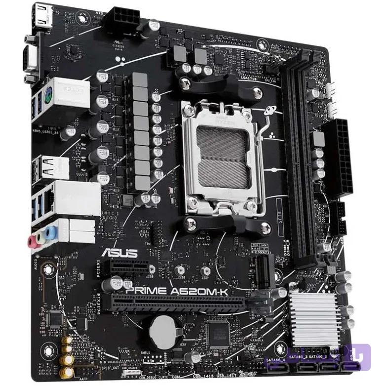 مادربرد ایسوس مدل PRIME A620M-K DDR5 — تصویر 1