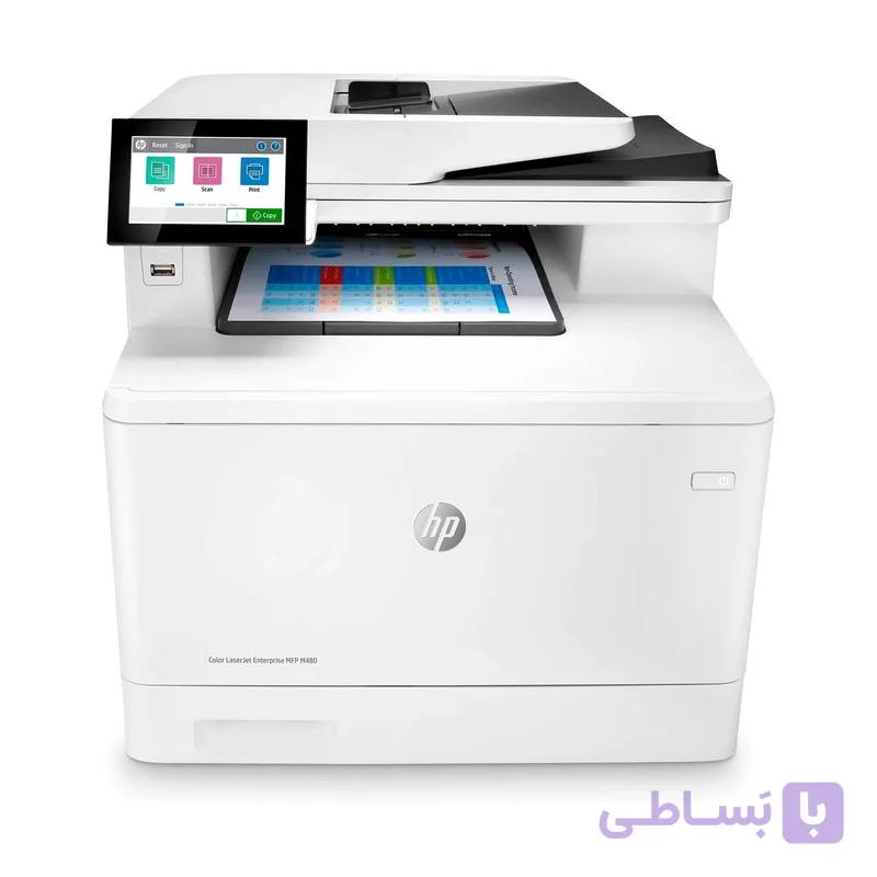 پرینتر چندکاره لیزری اچ پی مدل LaserJet Enterprise MFP M480f — تصویر 1