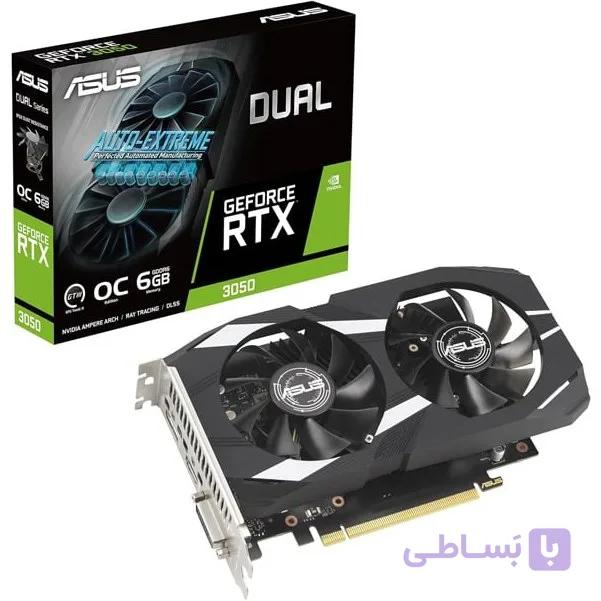 کارت گرافیک ایسوس مدل ASUS Dual GeForce RTX 3050 OC Edition 6GB GDDR6 — تصویر 1