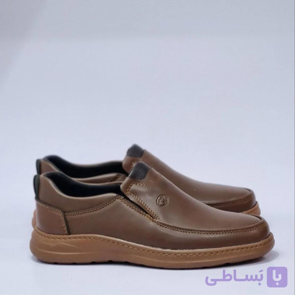 کفش مردانه راحتی مدل جردن رنگ قهوه ای — تصویر 1