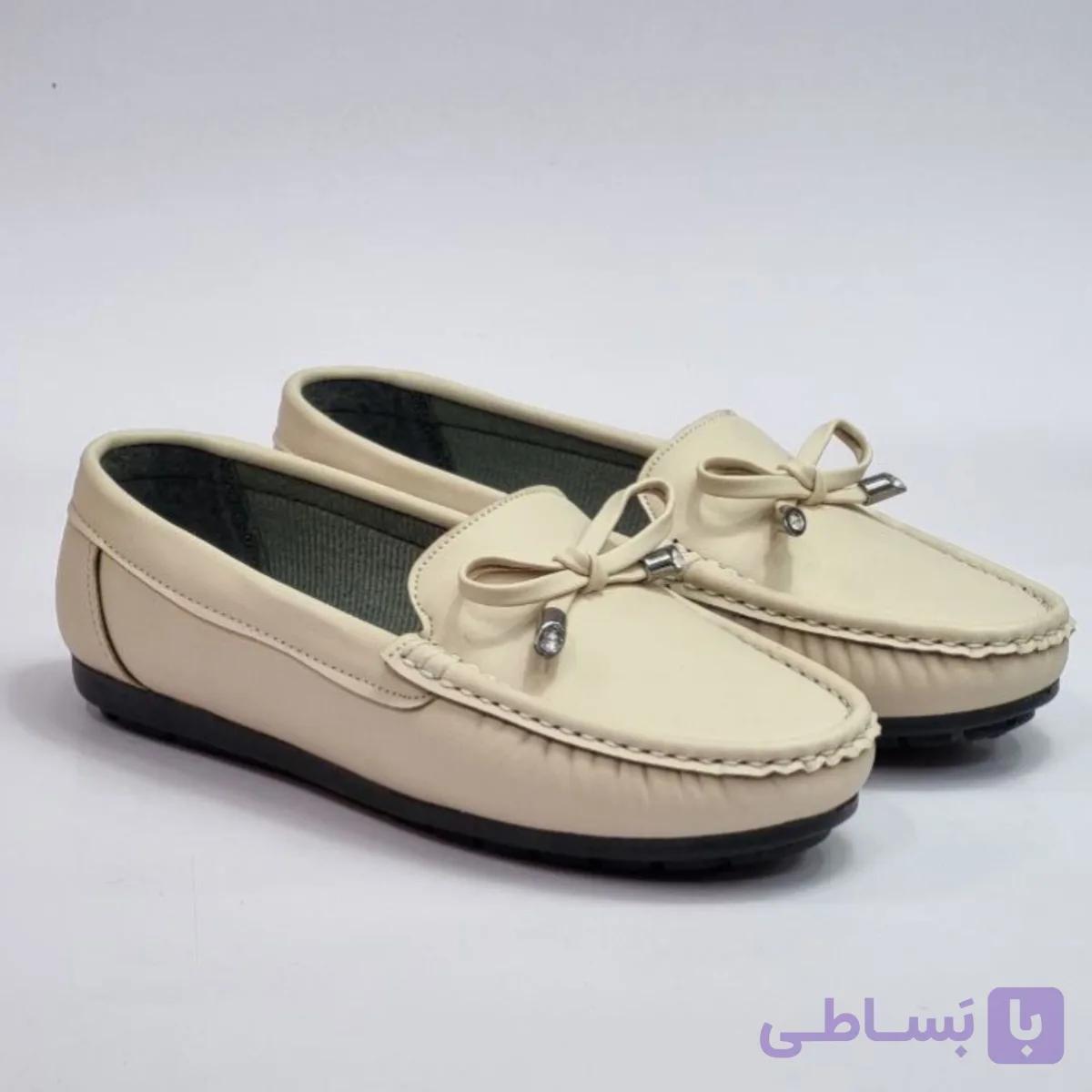 کالج زنانه مدل پاپیون کرمی — تصویر 1