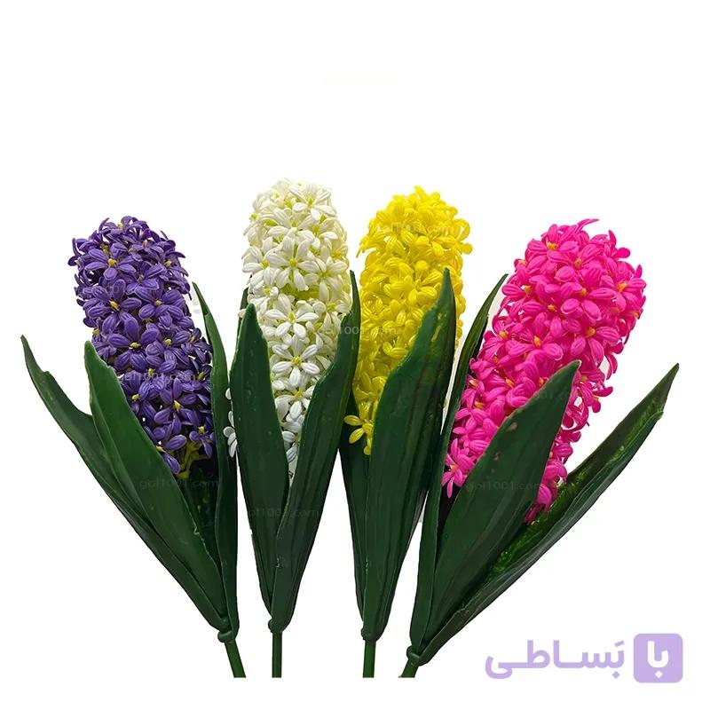 شاخه گل مصنوعی مدل سنبل پلاستیکی — تصویر 1