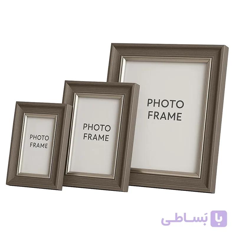 ست قاب عکس رومیزی کلاسیک مشکی و طلایی – سه تایی — تصویر 1