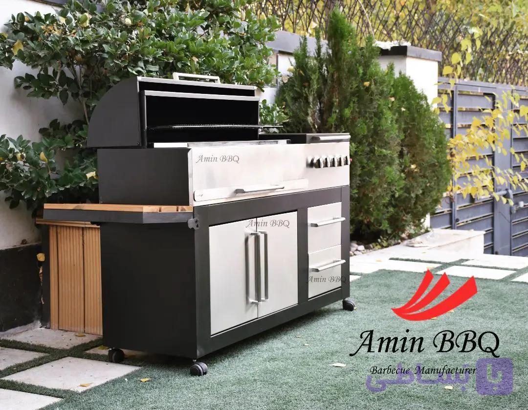 باربیکیو گازی مدل AMINBBQ-BSRC-140 — تصویر 1