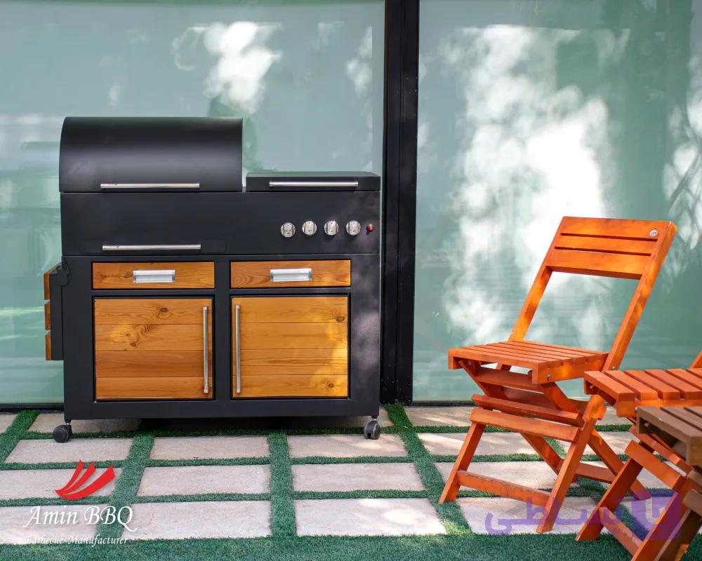 باربیکیو گازی مدل AMINBBQ-BWRC-110 — تصویر 1