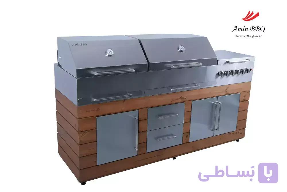 باربیکیو گازی مدل AMINBBQ-SWRC-110