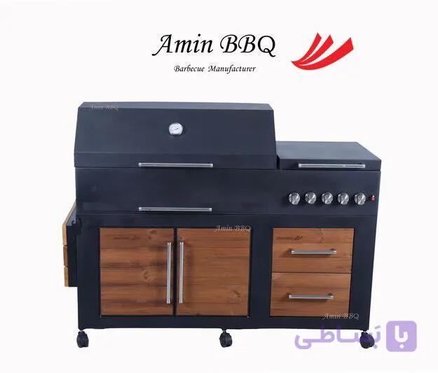 باربیکیو گازی مدل AMINBBQ_BWRC140 — تصویر 1