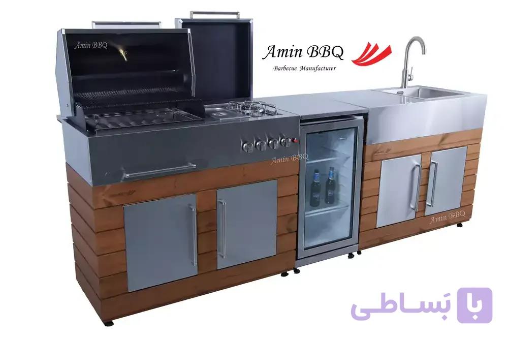 باربیکیو آیلند مدل AMINBBQ-SWRC-213