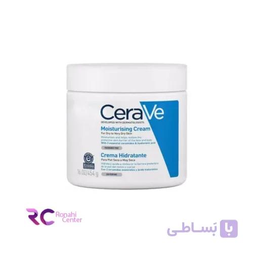کرم مرطوب کننده سراوی پوست نرمال تا خشک | CeraVe Moisturizing Cream — تصویر 1