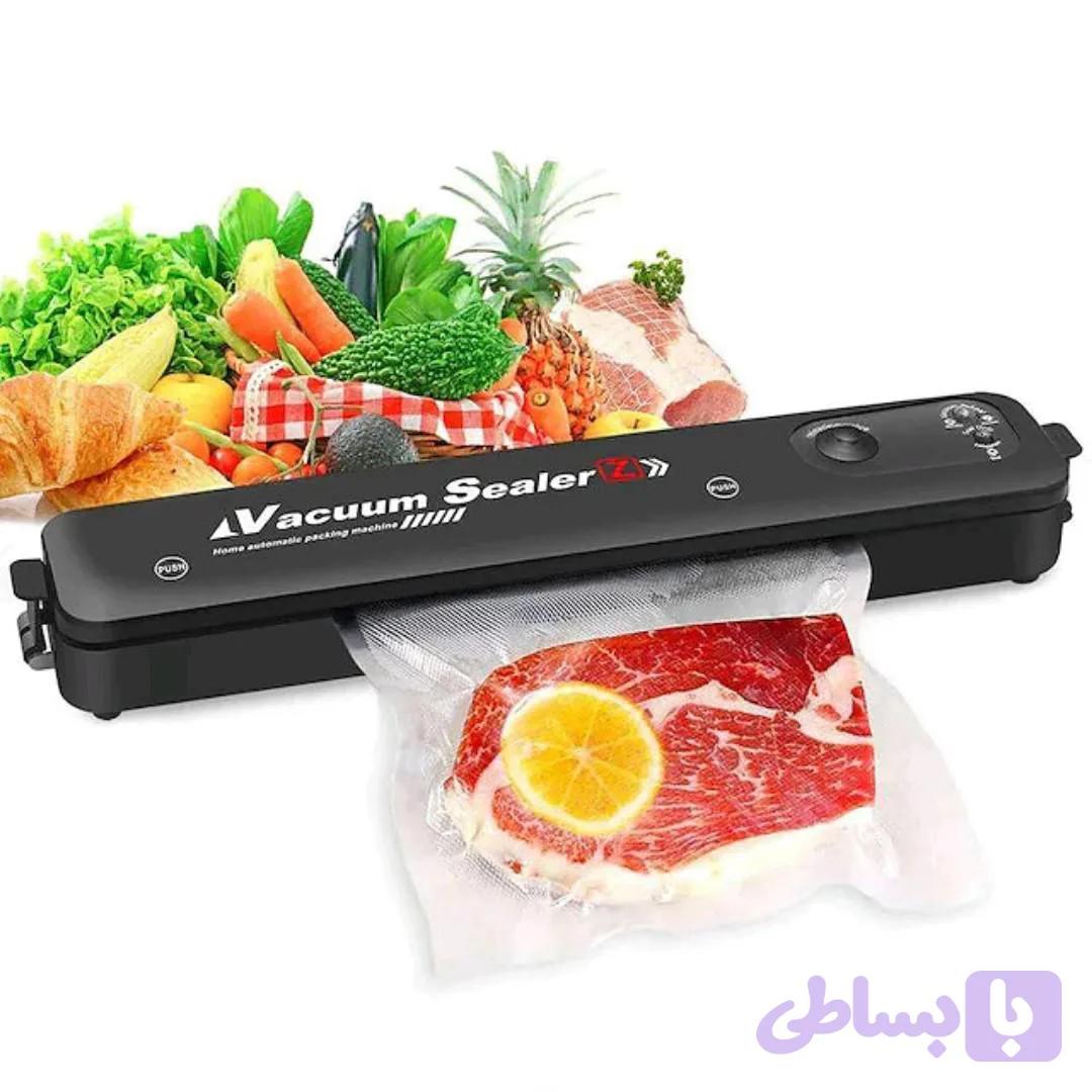 دستگاه وَکیوم خانگی vacuum sealer+10 پلاستیک وکیوم — تصویر 1