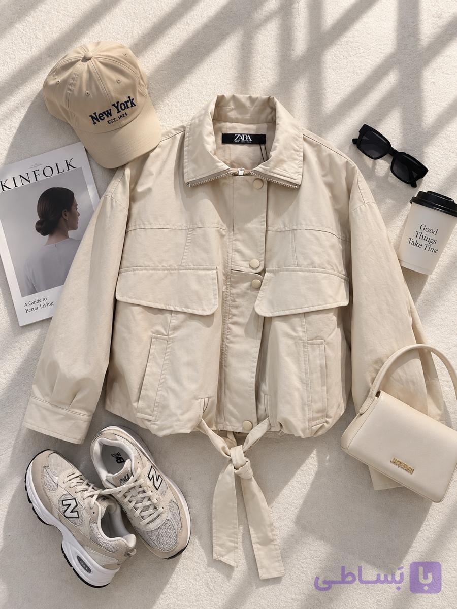 کاپشن Zara کد 99300 — تصویر 1