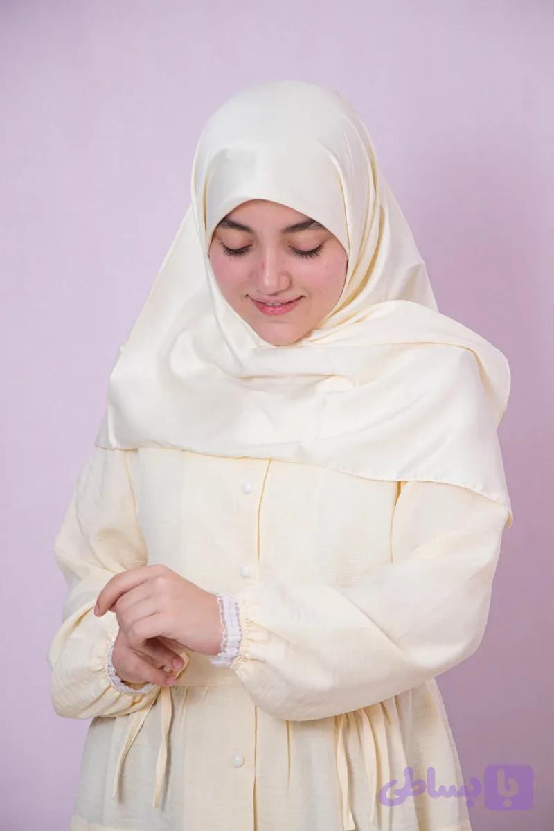 شومیز خاصِ سیجان رنگ لیمویی — تصویر 1