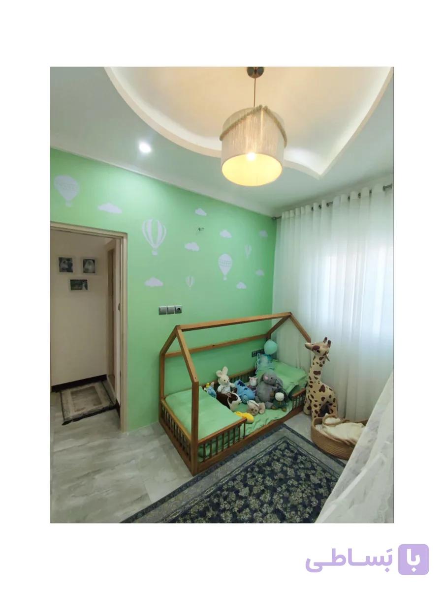 تخت کودک طرح کلبه ای