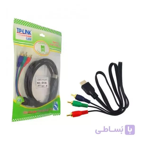 کابل تبدیل HDMI به سه فیش av مدل طول 1.5متر — تصویر 1